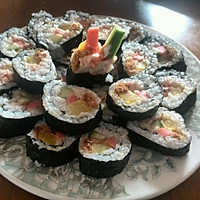 海苔卷寿司的做法图解5