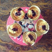 蓝莓纸杯蛋糕（7杯的量）的做法图解4