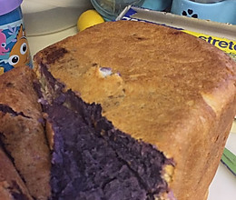 面包机版紫薯面包的做法