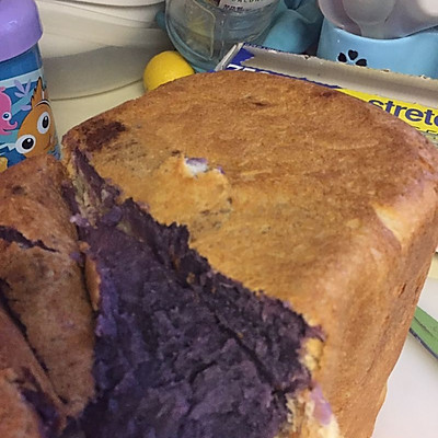 面包机版紫薯面包