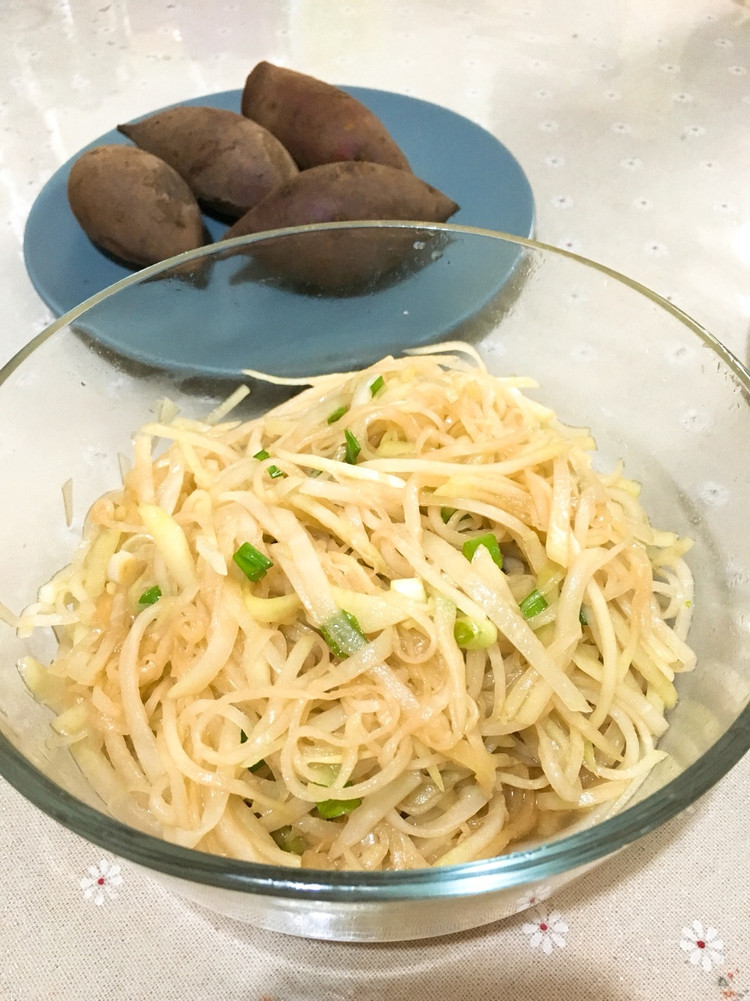 凉拌苤蓝的做法