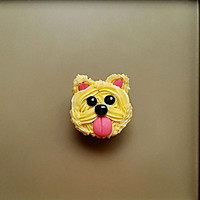 可爱小狗意式黄油霜裱花小蛋糕组#相约MOF#的做法图解6