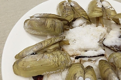 盐焗蛏子王，吃吃海鲜的本味