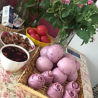 紫薯馒头、玫瑰花紫薯馒头的做法图解13
