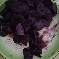 紫薯豆沙包的做法图解1