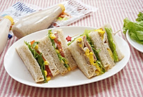 丘比沙拉酱-三明治的做法