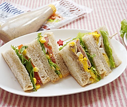 丘比沙拉酱-三明治的做法