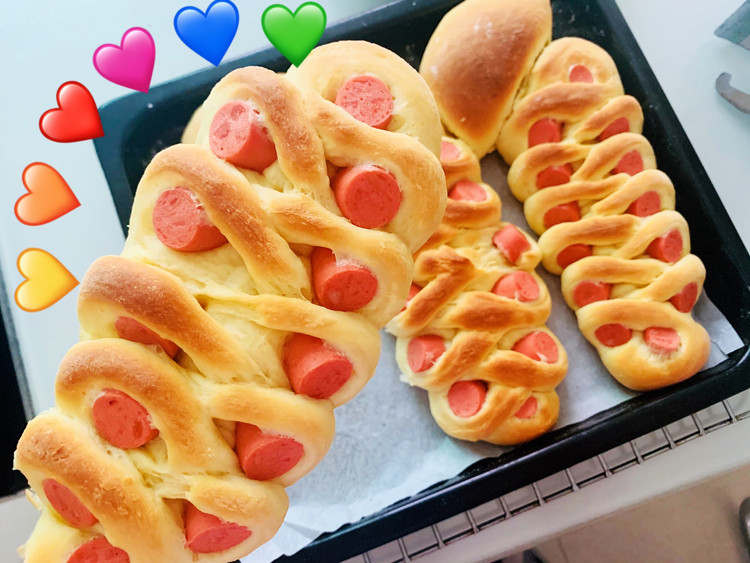 零失误(•̀ω•́)✧火腿面包的做法