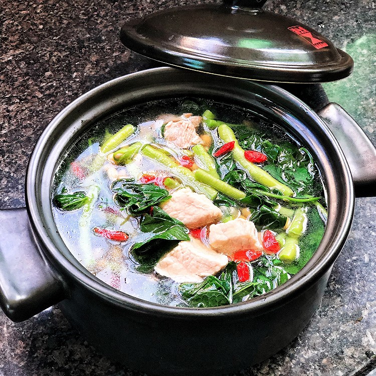 瘦肉煮豆角叶的做法