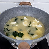 豆腐海带味增汤的做法图解6