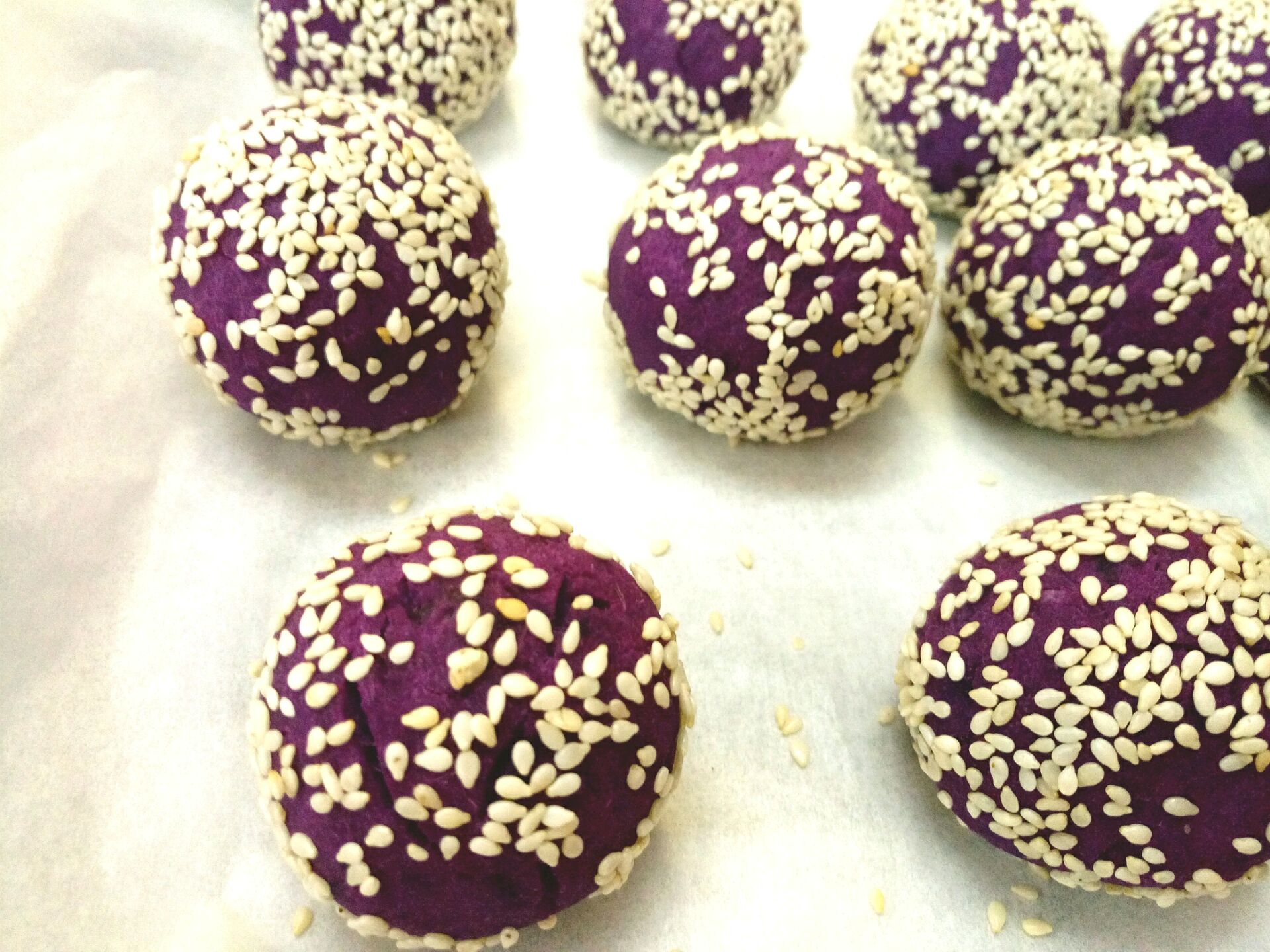 紫薯球怎么做_紫薯球的做法_宝儿食光_豆果美食