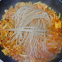 酸辣白菜炖粉条-桓桓爸出品的做法图解7