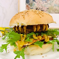 #浪漫七夕 共度“食”光#牛肉汉堡的做法图解12