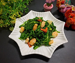 美白清淡菜心虾-桓桓爸出品#春天肉菜这样吃#的做法