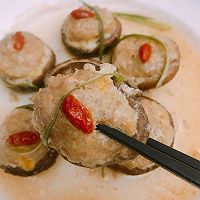 香菇酿肉末的做法图解5