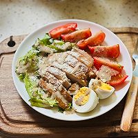 #时令蔬菜最养人#低碳水高蛋白鸡胸肉蔬菜沙拉的做法图解5