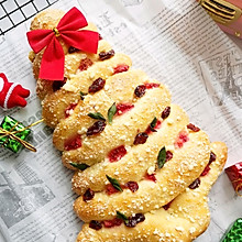 圣诞树造型面包#令人羡慕的圣诞大餐#