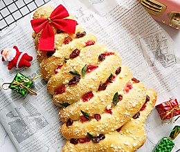 圣诞树造型面包#令人羡慕的圣诞大餐#的做法
