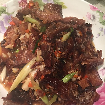 家常炒腊鸡