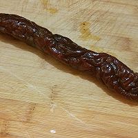 腊肠炒豇豆的做法图解3