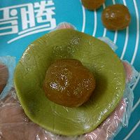 凤梨馅冰皮月饼#蒸派or烤派#的做法图解15