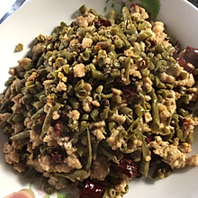 下饭菜肉末豇豆