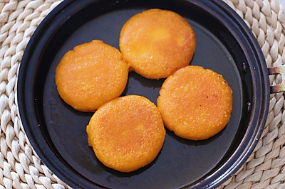 南瓜豆沙饼