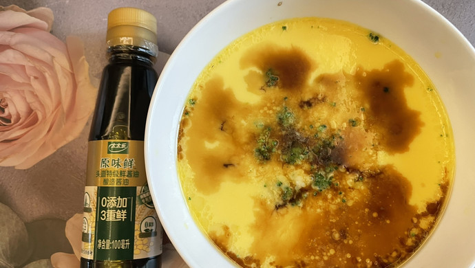 西兰花蒸鸡蛋羹