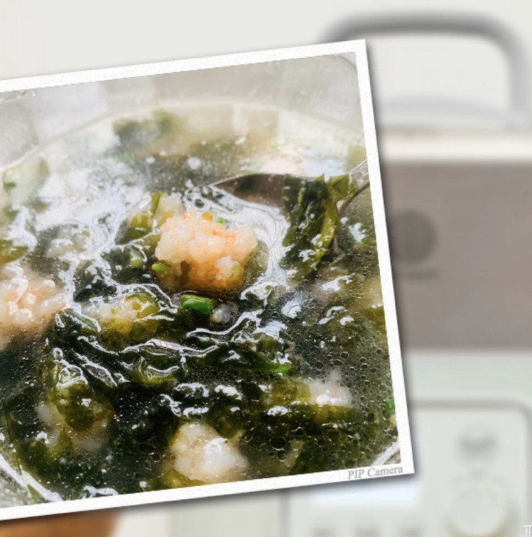 紫菜虾滑汤的做法