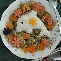 卡通海豚饭团的做法图解1