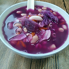 紫薯百合粥