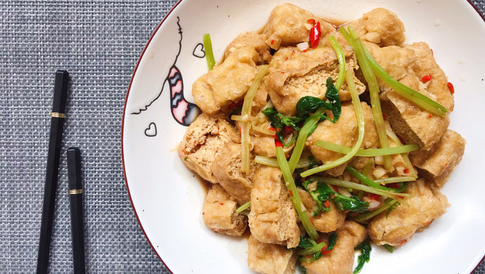 红烧油炸豆腐
