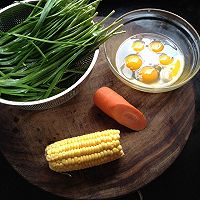 素食之——韭菜煎蛋的做法图解1