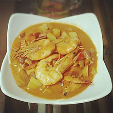 泰式咖喱虾(泰享吃的味道)