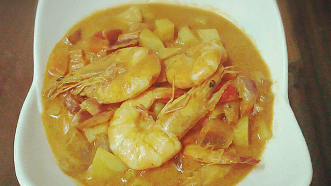 泰式咖喱虾(泰享吃的味道)的做法