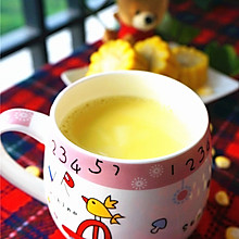 鲜榨牛奶玉米汁—冬季暖身