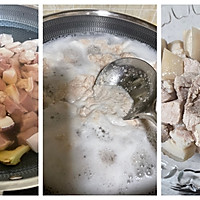 家常红烧肉炖鸡蛋豆腐的做法图解2