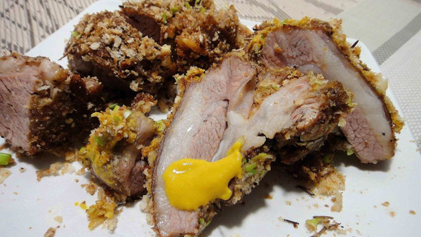 法香煎烤羊排肉