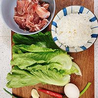 生菜牛肉拌饭，15分钟超简单美味晚餐 #本周热榜#的做法图解1
