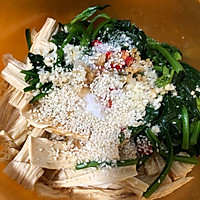 菠菜拌腐竹的做法图解5