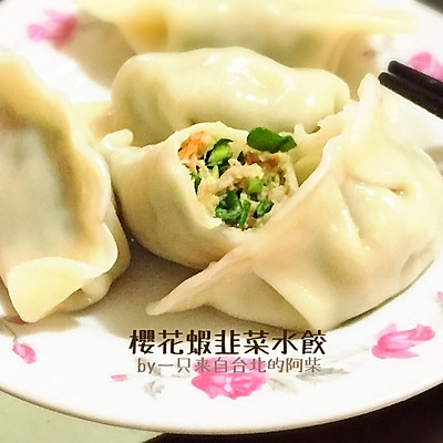 超～～台湾味樱花虾韭菜水饺
