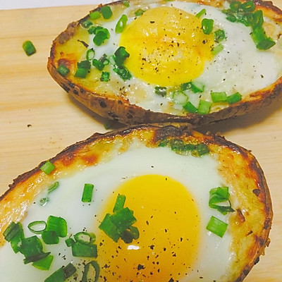 土豆焗鸡蛋～土豆爱好者花式吃法