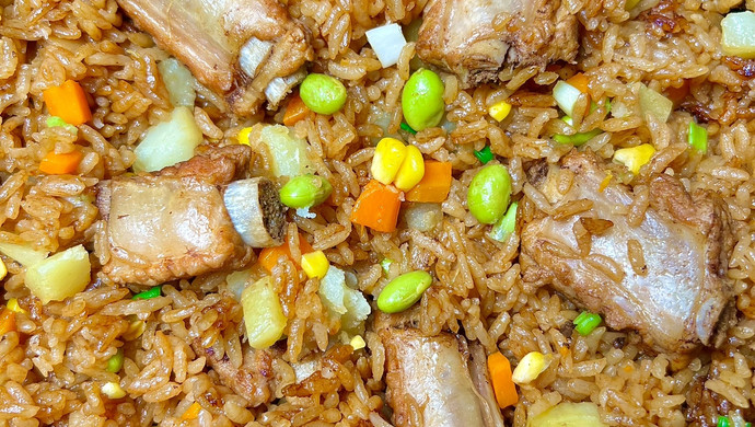 懒人排骨焖饭