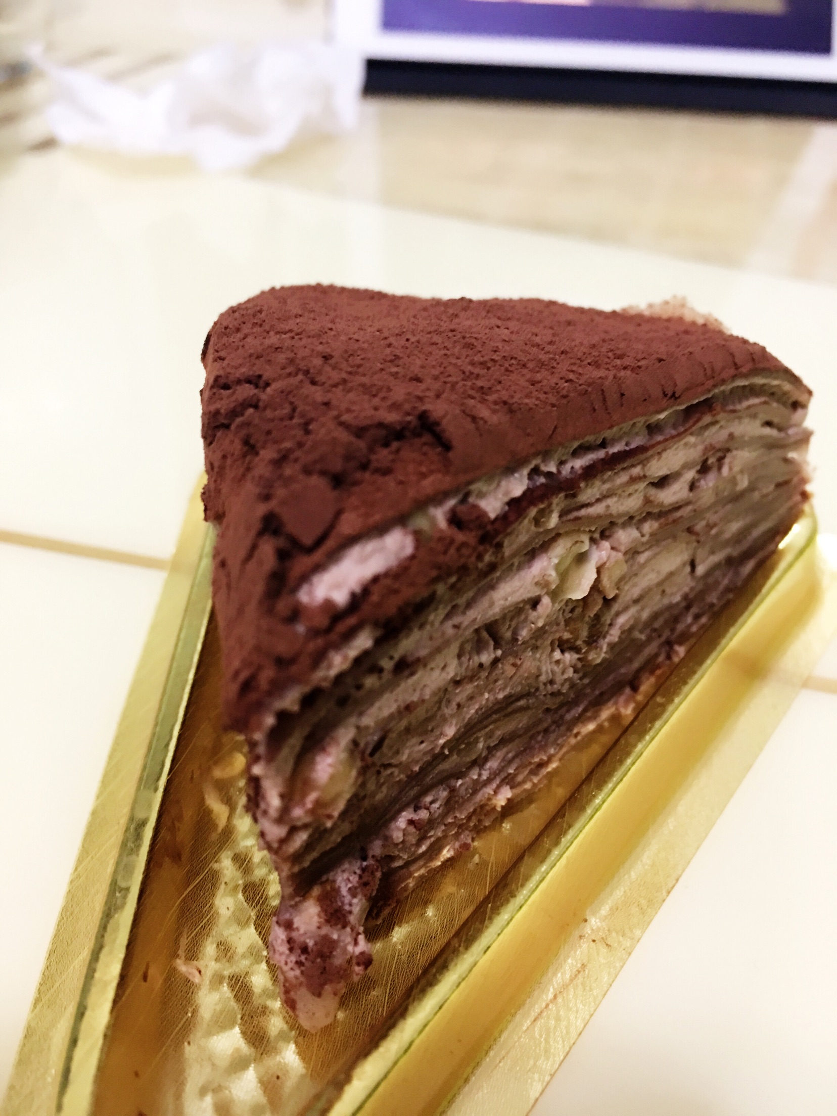 Self made 6-inch cocoa layer