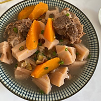 #晒出你的中秋团圆饭#莲藕胡萝卜板栗排骨汤的做法图解9