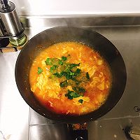 #秀出你的早餐#风情万种的番茄疙瘩汤的做法图解9