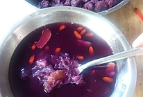 紫薯糖水+紫薯丸子的做法