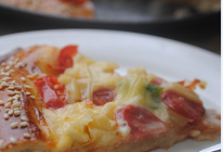 营养好吃的蔬果香肠披萨的做法