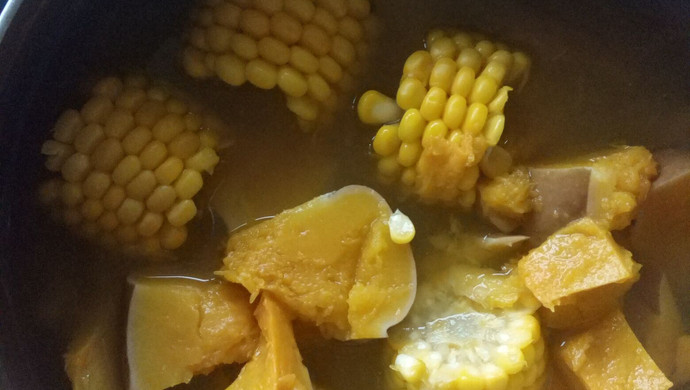 南瓜玉米汤