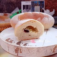 豆浆面包(蔓越莓奶酪馅）的做法图解17